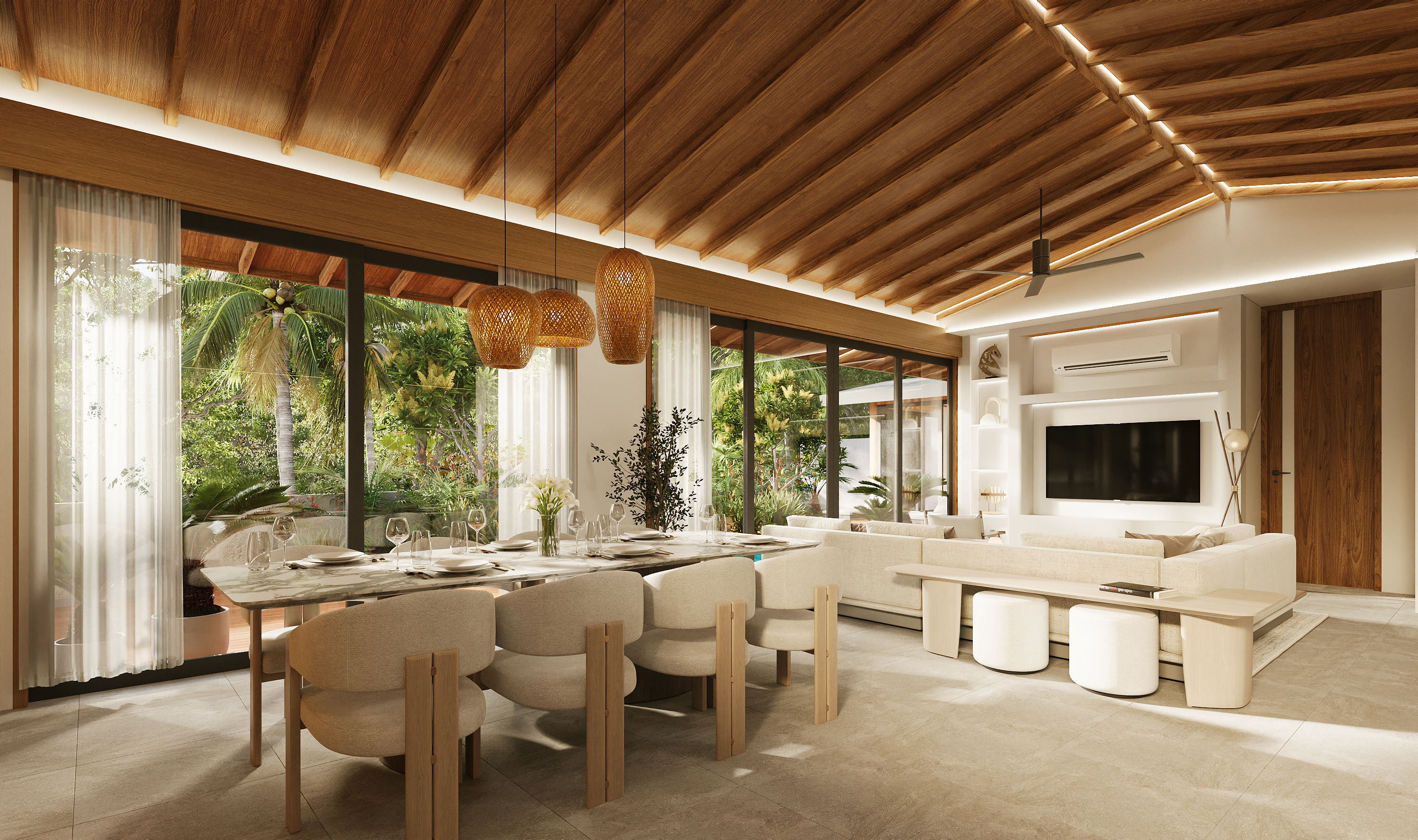 Akami Villas — luxury interior living space