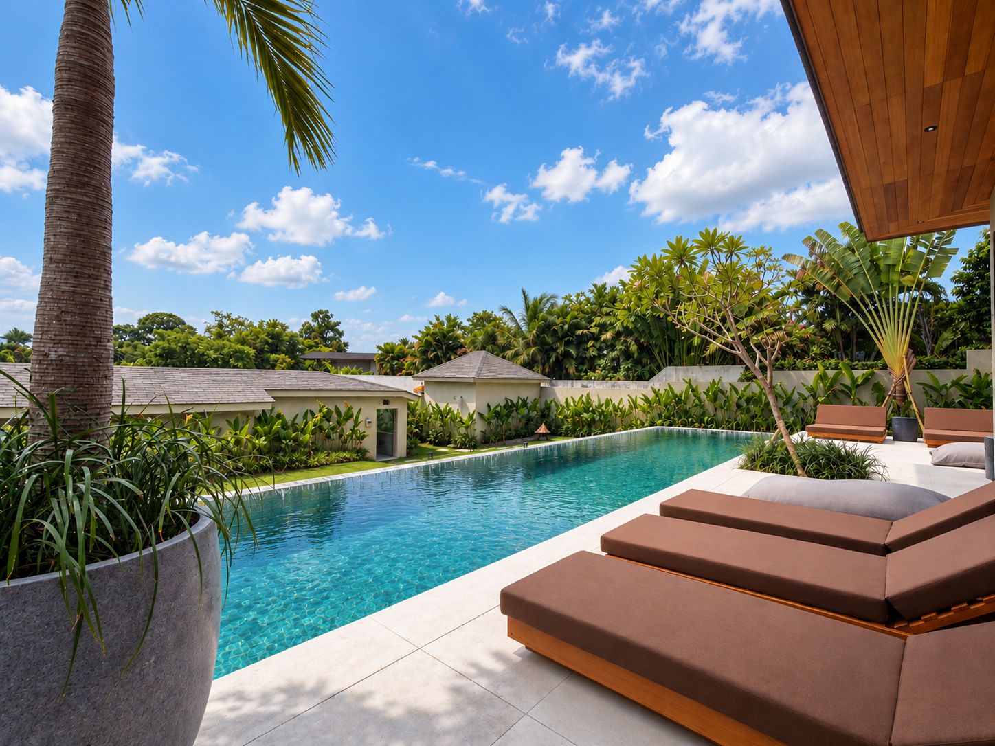 Villa 3 — pool and garden